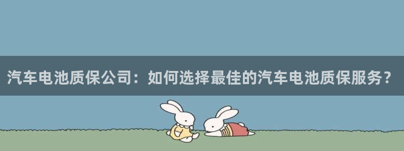 优发国际app：汽车电池质保公司：如何选择最佳的汽车电池质保服务？