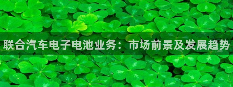 优发国际官网平台：联合汽车电子电池业务：